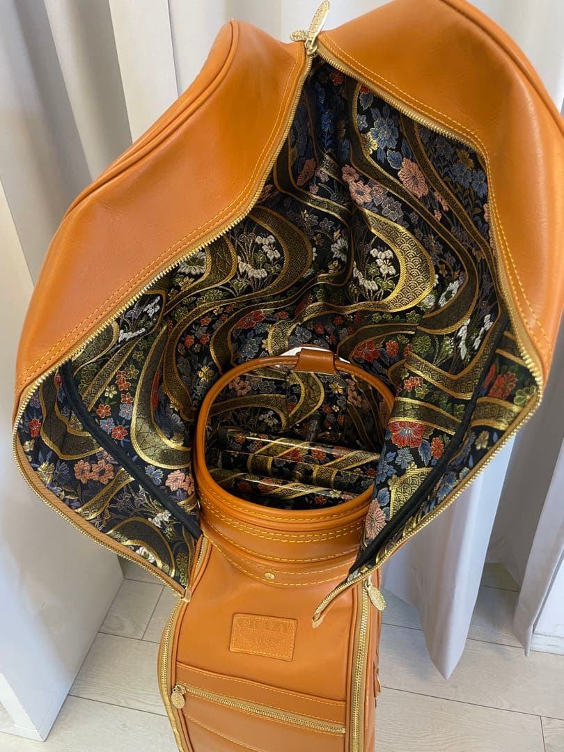 CRAZYキャメル色 ゴルフバッグ・キャディバッグ