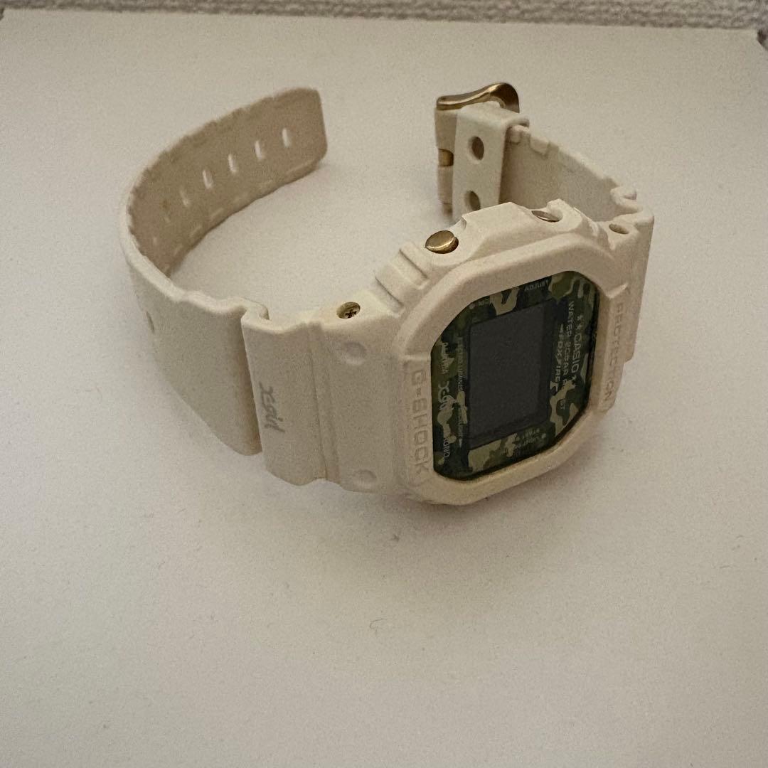 レアG-SHOCK X-girlコラボ DW-5600 迷彩柄 ホワイト
