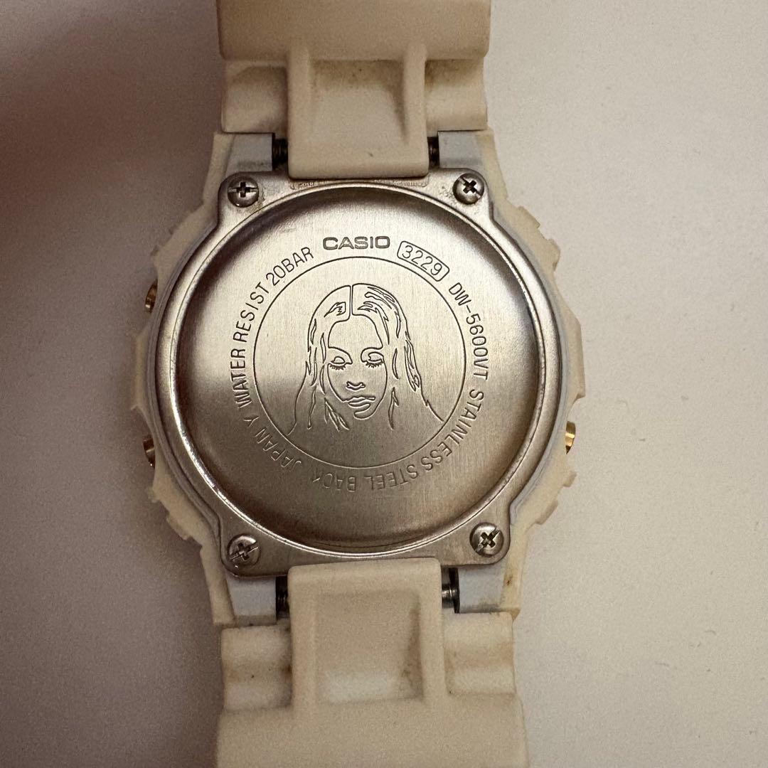 レアG-SHOCK X-girlコラボ DW-5600 迷彩柄 ホワイト