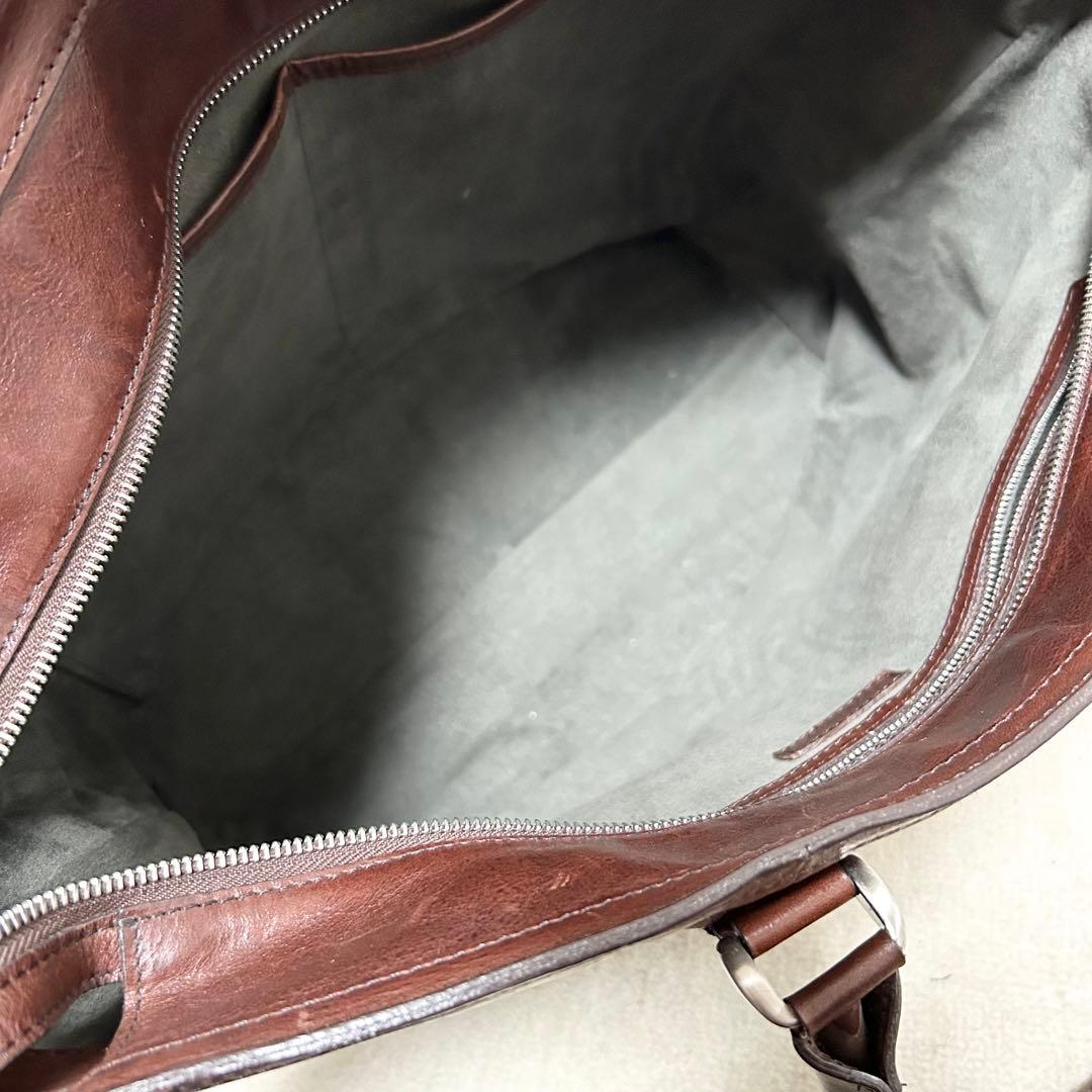 美品　ココマイスター　ビジネストートバッグ　マットーネ　ガブリエル　チョコ　A4