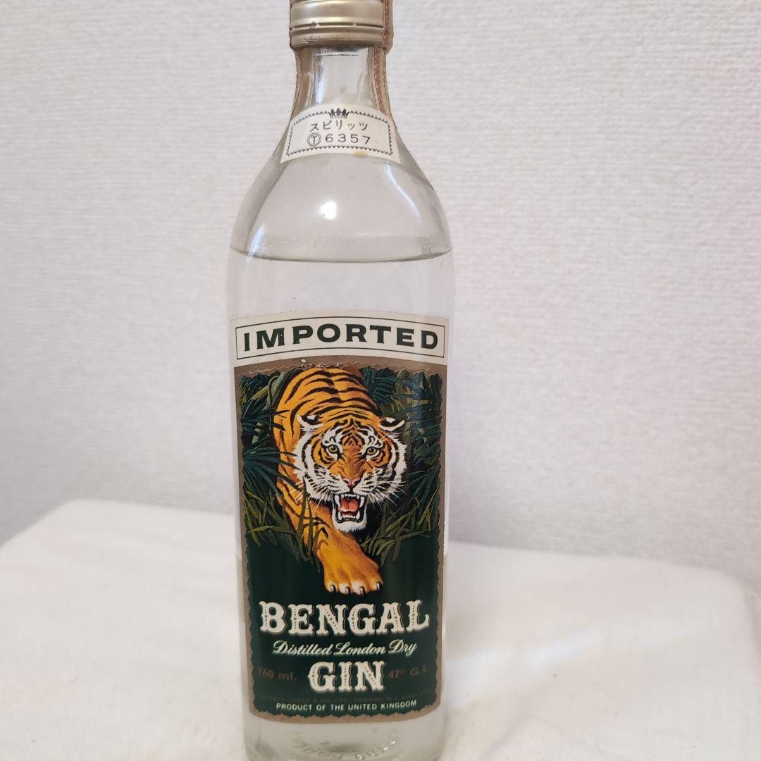 ☆レア☆BENGAL GIN 760ml 古酒 旧ラベル