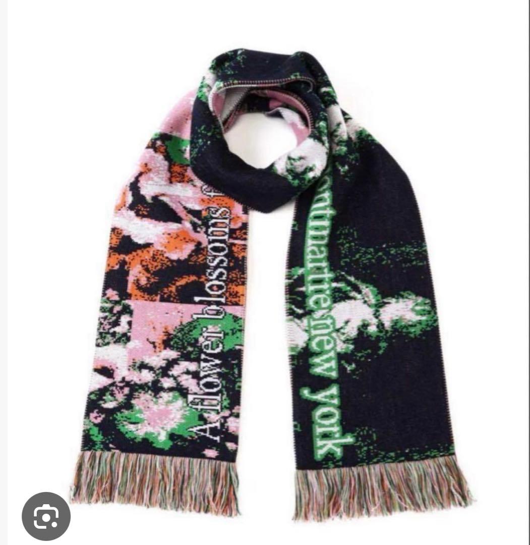小物 MONTMARTRE NEW YORK PINK OEIL SCARF