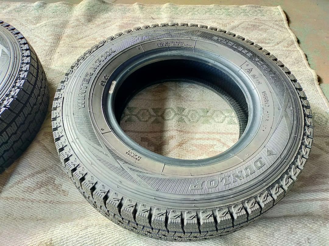 トラック用　スタッドレス　155R12　　8PR 2022年製　4本　山あり