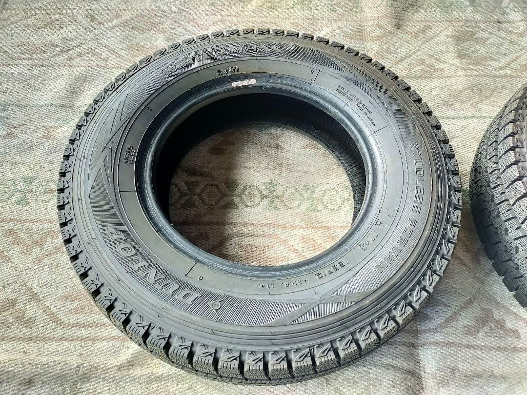 トラック用　スタッドレス　155R12　　8PR 2022年製　4本　山あり