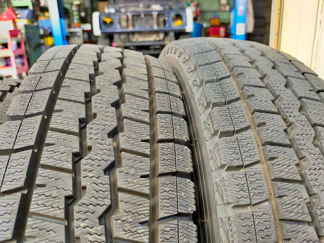 トラック用　スタッドレス　155R12　　8PR 2022年製　4本　山あり