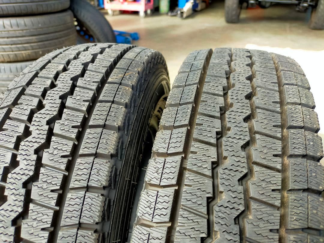 トラック用　スタッドレス　155R12　　8PR 2022年製　4本　山あり