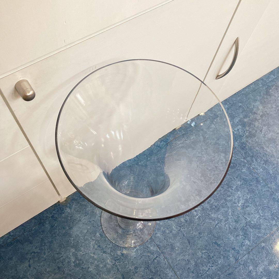 【 高さ66cm！ 】 ビッグサイズ ガラス 花瓶 フラワーベース