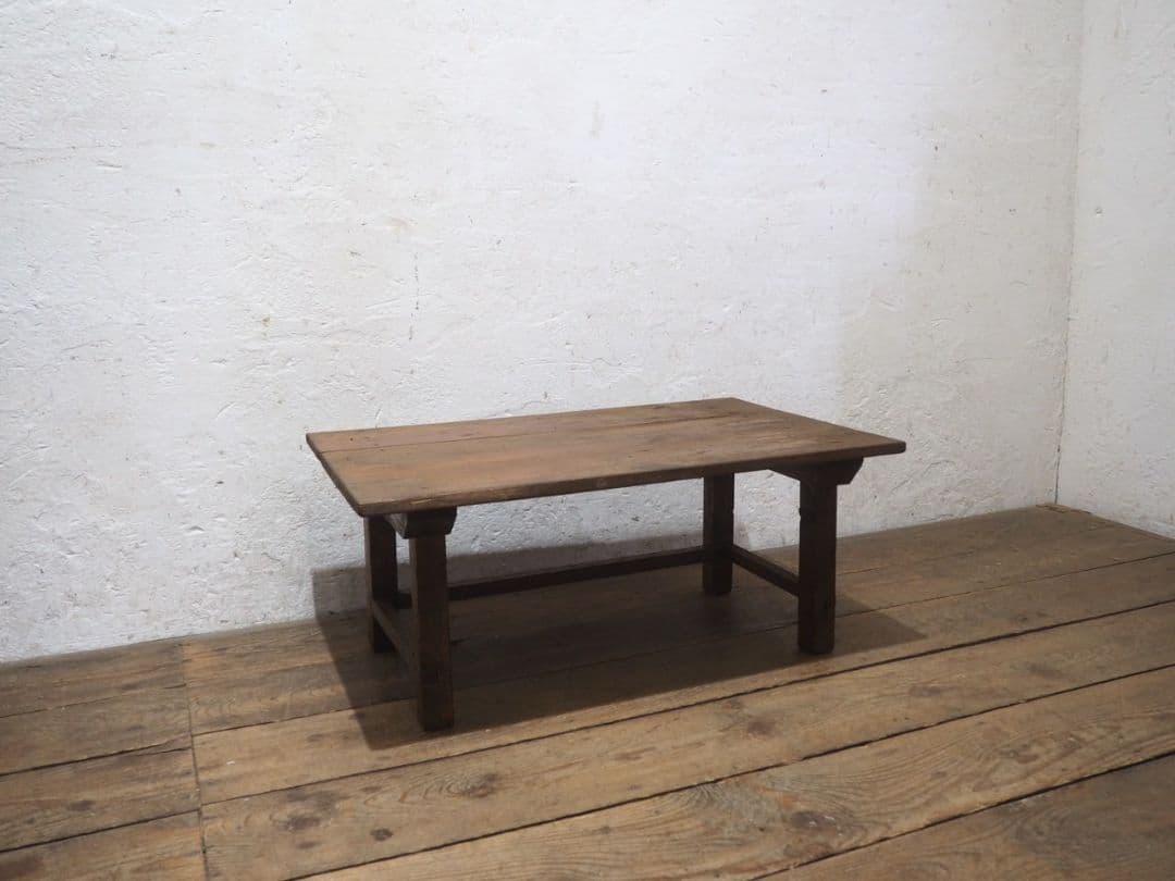 1405 杉のローテーブル　文机　ちゃぶ台　古家具　展示台　レトロ　ビンテージ