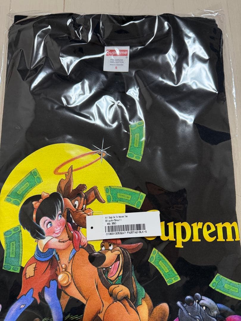 トップス Supreme All Dogs Go To Heaven Tee Black