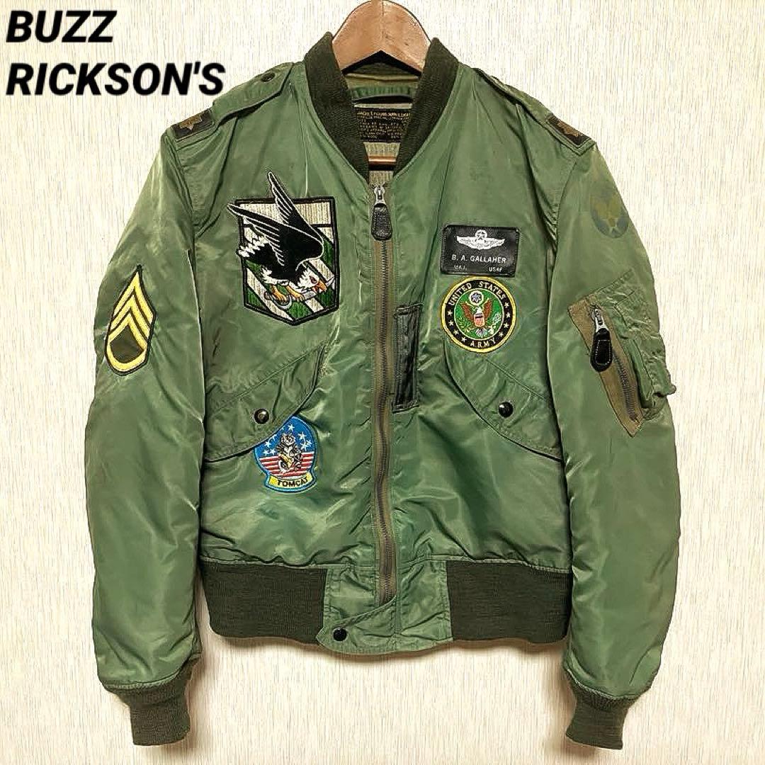 バズリクソンズ L-2B フライトジャケット　BR12742 SMALLカスタム