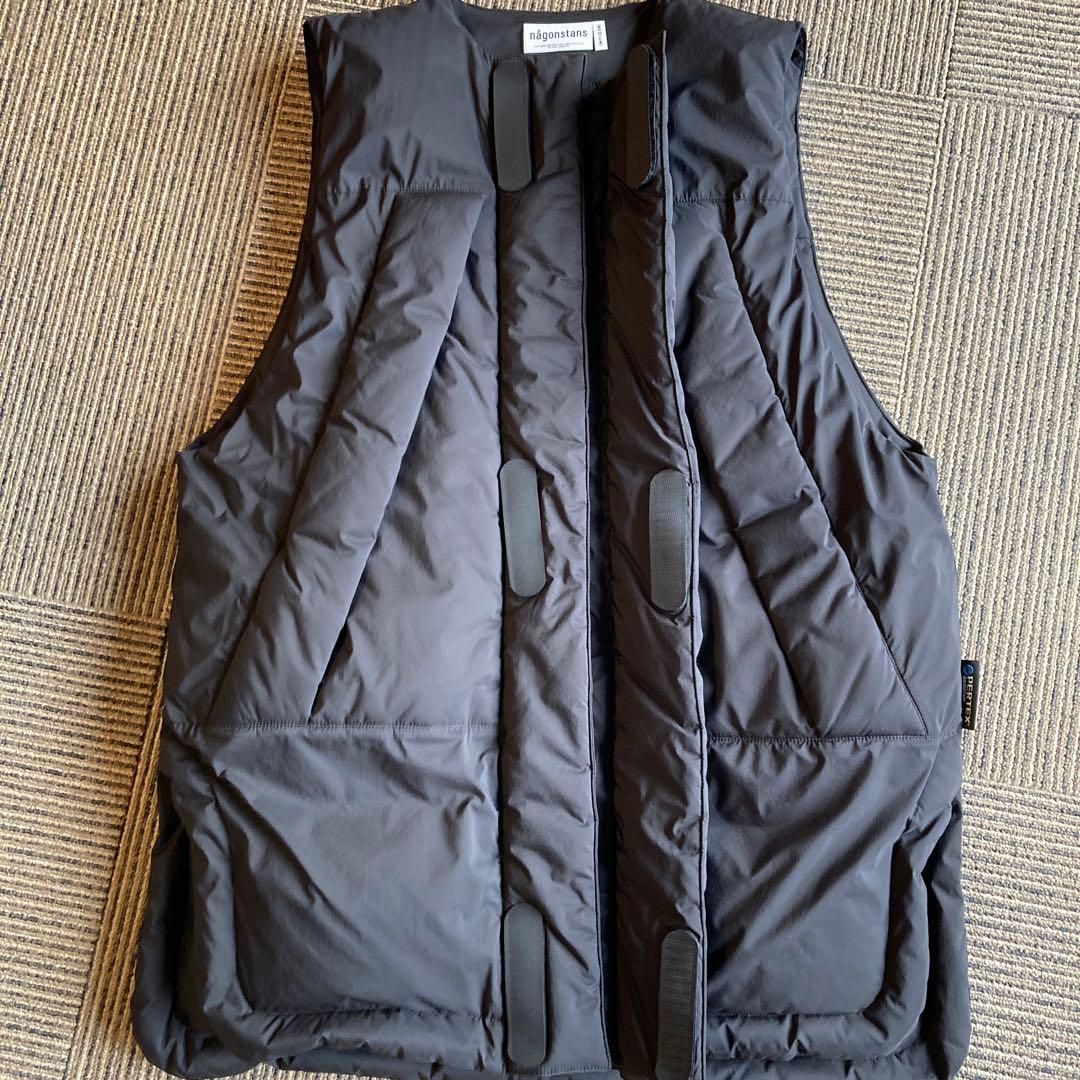 nagonstansナゴンスタンス　PERTEXダウンノーカラーベスト