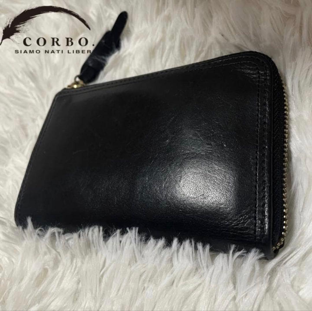 CORBO コルボ　SLATE - L字ファスナー 折財布