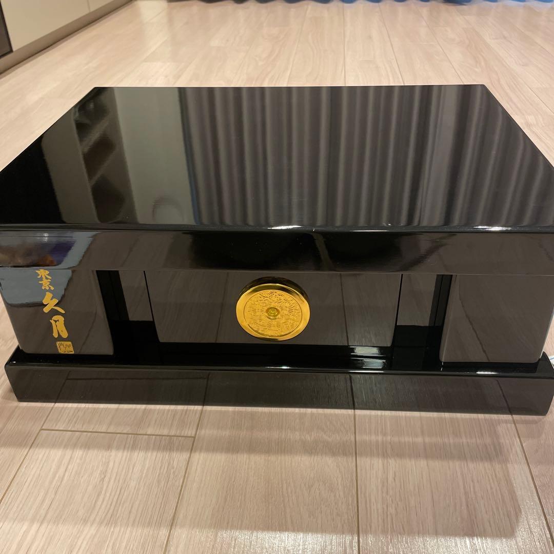 兜　久月　50cm御所金彩収納箱