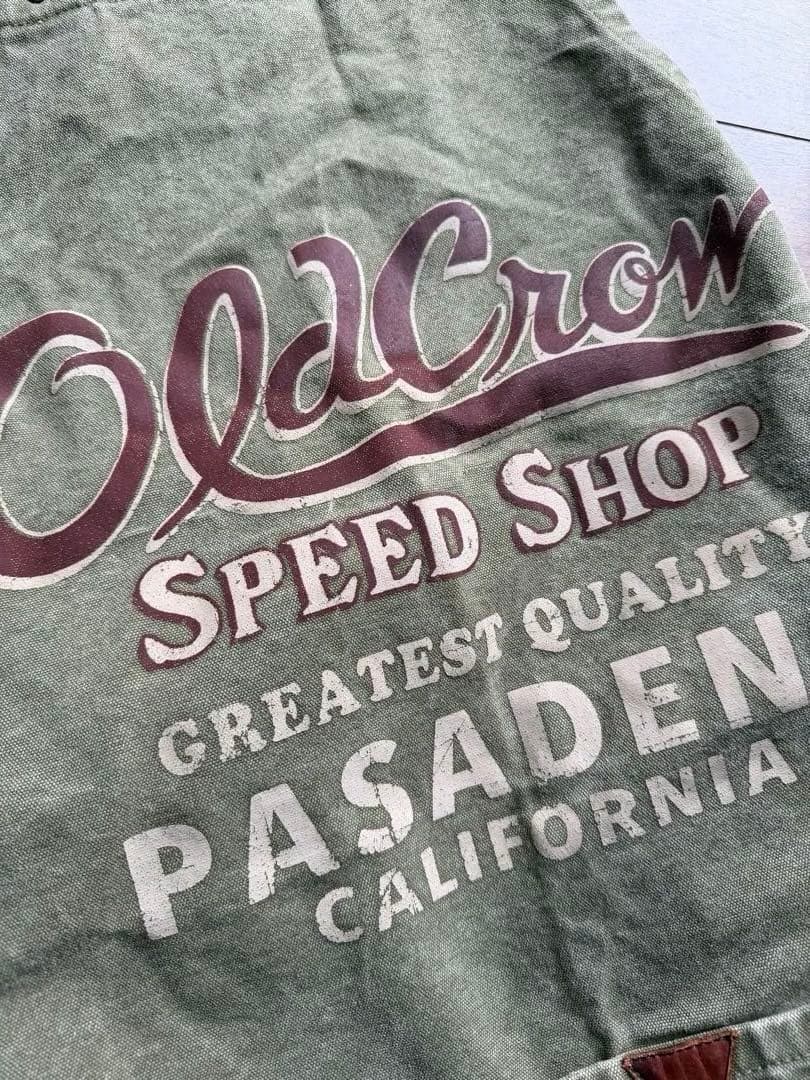 OLD CROW ビンテージ エプロン CROW BRAND グラッドハンド