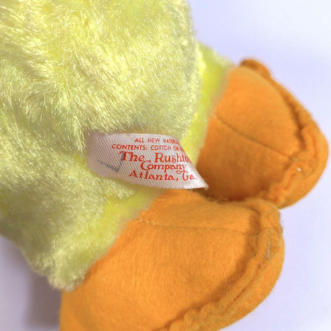 ビンテージ ラシュトン ダック ぬいぐるみ レースのバブーシュカ ラバーフェイス