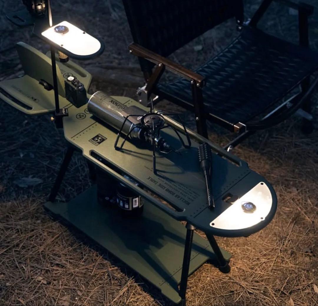 ON-U LIFE マイタンゴールゼロランタンサイド補助ウッド棚テーブル