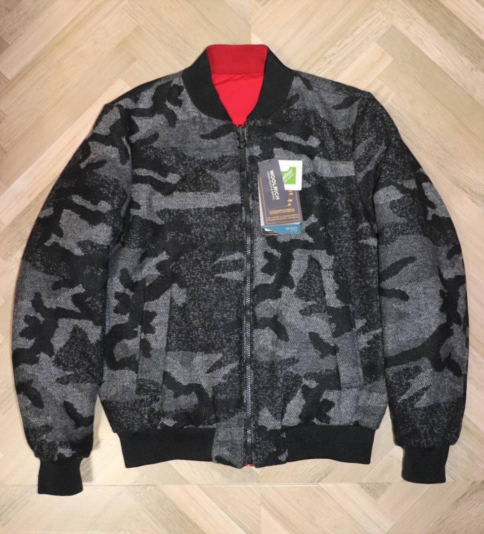 新品 WOOLRICH リバーシブルCRUISER BOMBER ジャケット 併