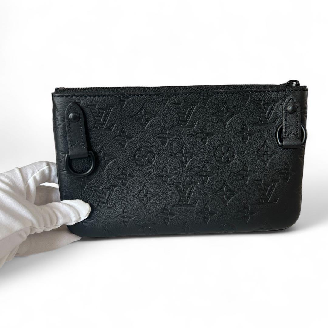 【極美品】ルイヴィトン　モノグラム　トリオメッセンジャー (パース無し)