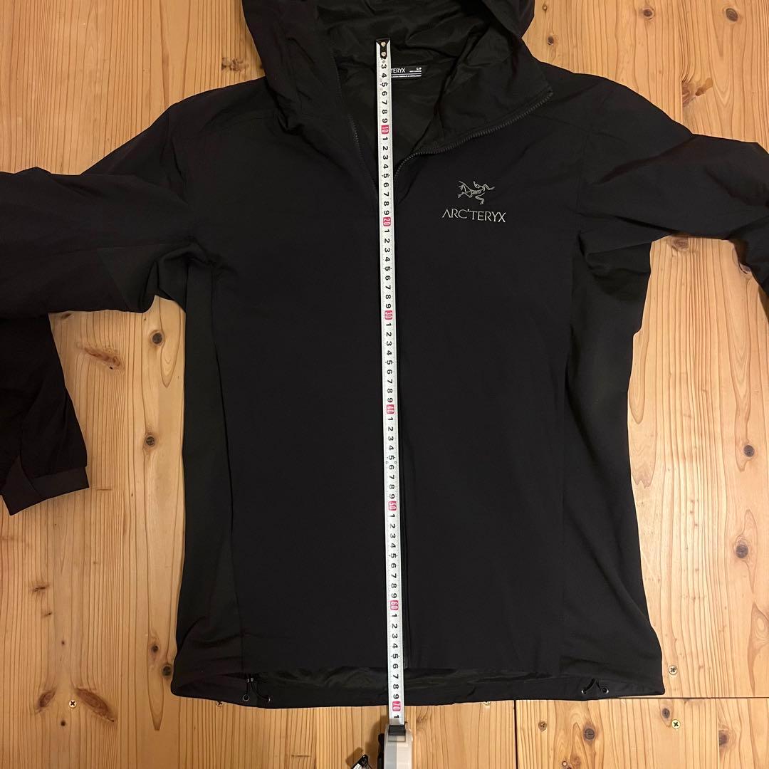 ARC'TERYX アークテリクス アトムlt フーディ ブラック 刺繍ロゴ S