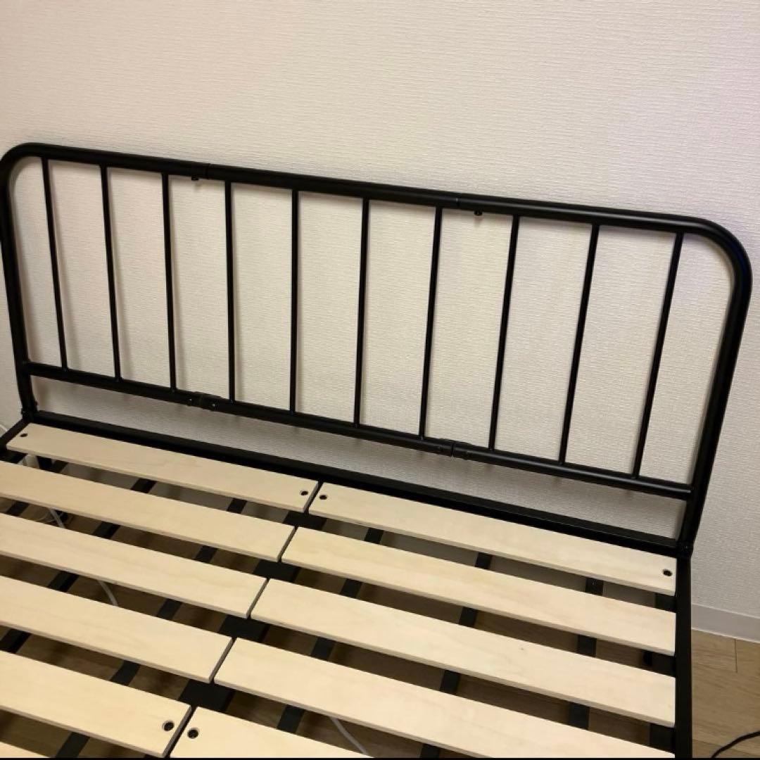 【直接取引】ラシク　アイアン　ベッド　ベッドフレーム　アイアンベッド　リニーク