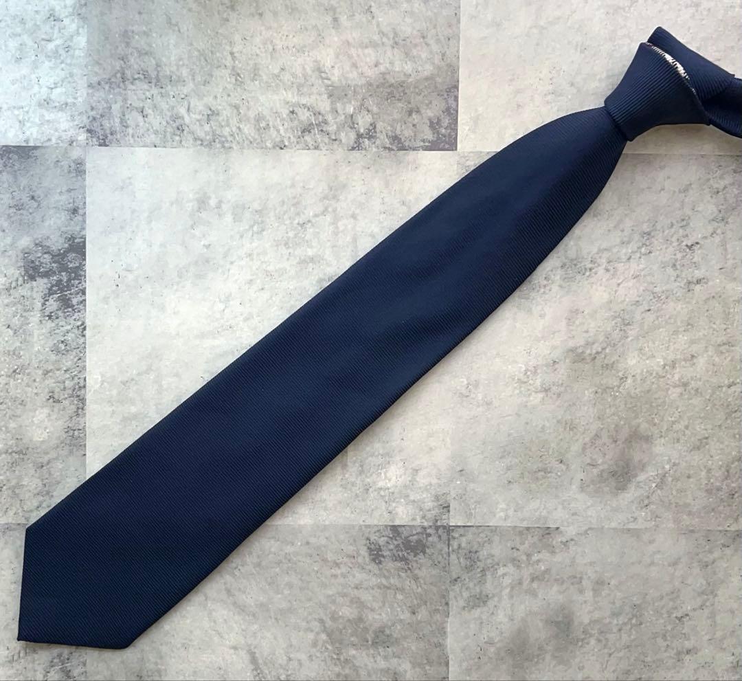 極美品 BURBERRY LONDON ネクタイ ソリッド＆ノバチェック