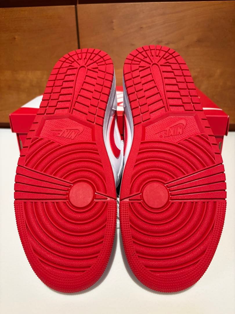 新品未使用　エアジョーダン1 LOW OG \"white/Red\" 28.5cm
