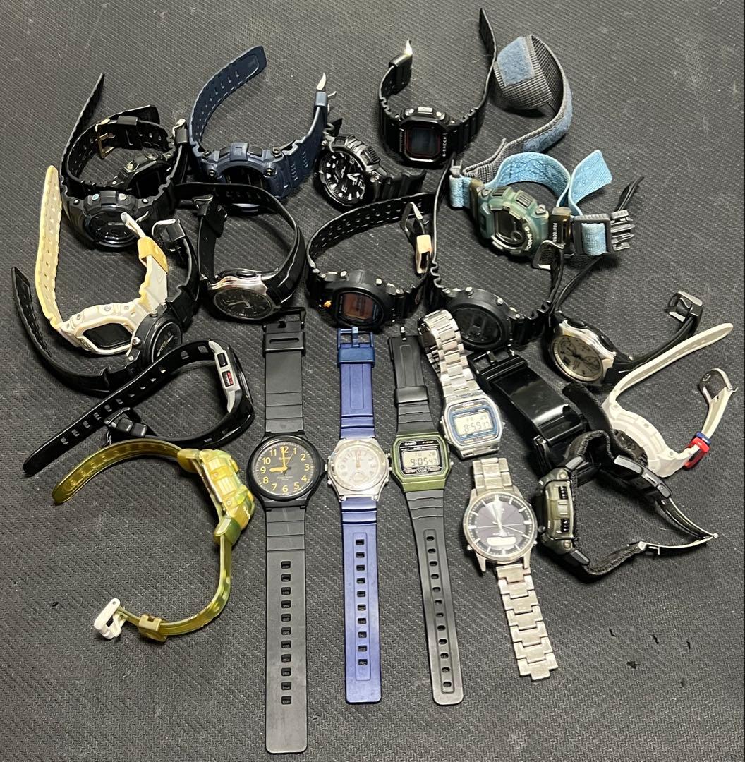 CASIO 腕時計ジャンク品22点セット