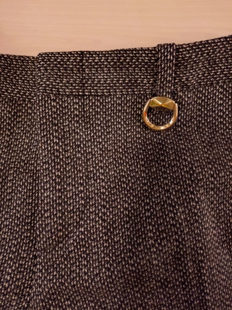 ★美品★ GUCCI グレー ツイード パンツ スーツ