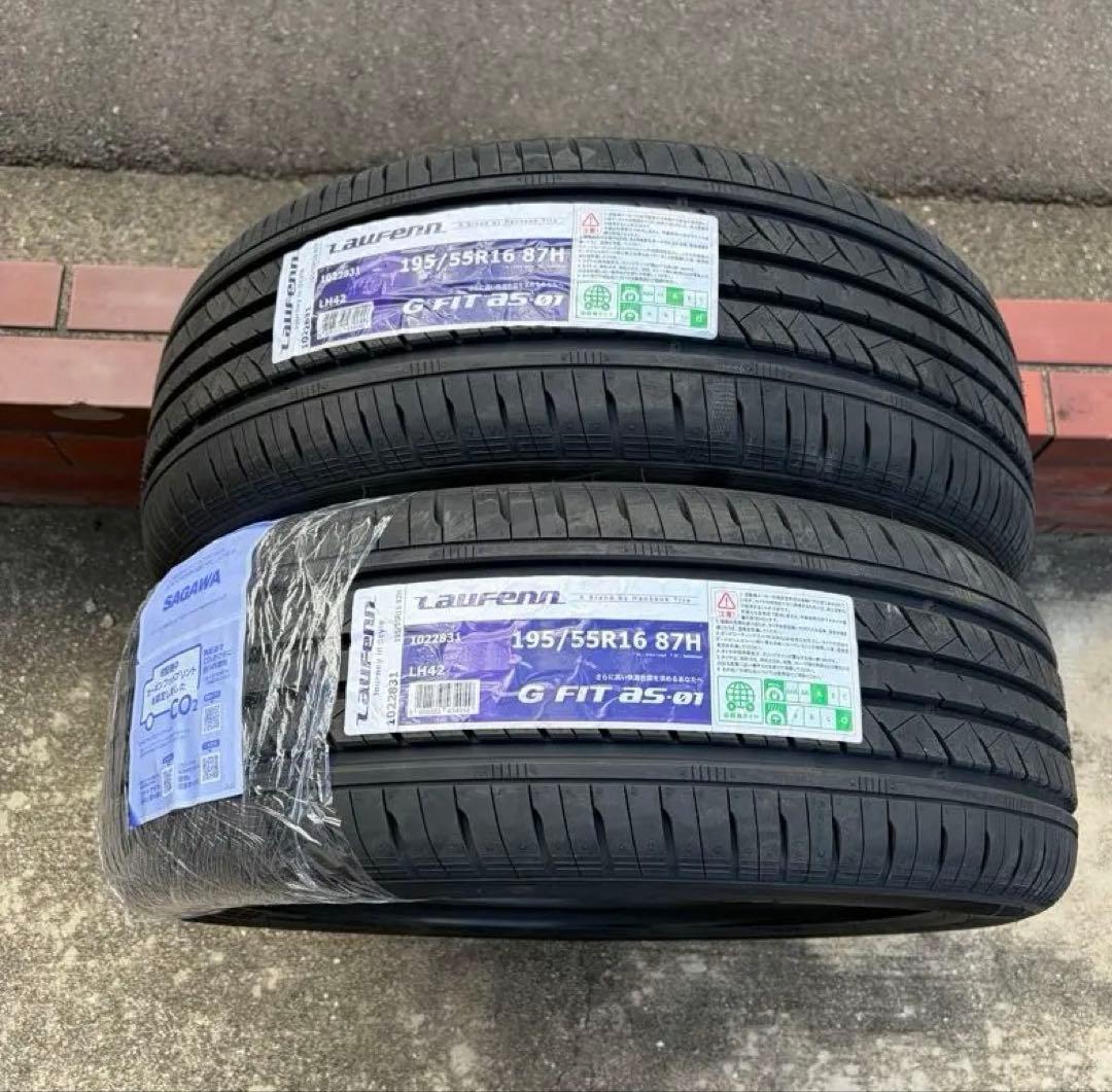 ラストサムライさん専用Laurentt 195/55R16 87H /2本セット
