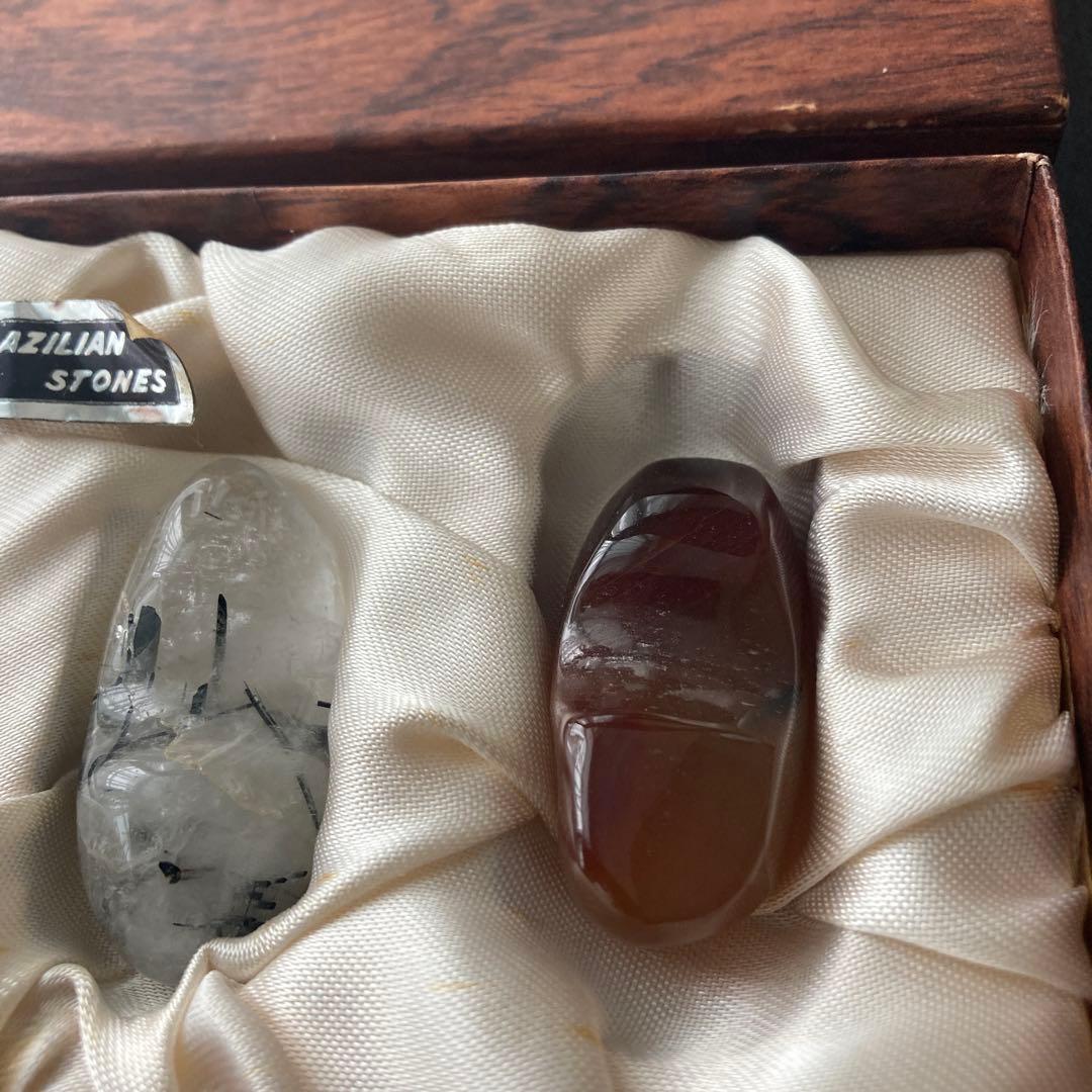 お箸置き　５種類のストーン　石　インテリア　アンティーク