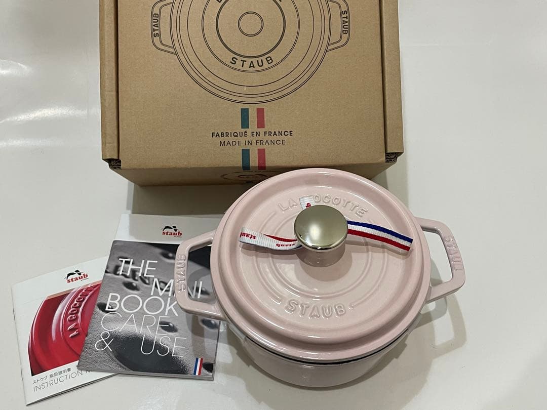 ＊ma＊【新品】ストウブ　ココット 16cm ソルベローズ