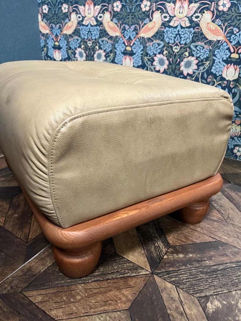 オットマン スツール 椅子 インテリア レザー アンティーク ビンテージ
