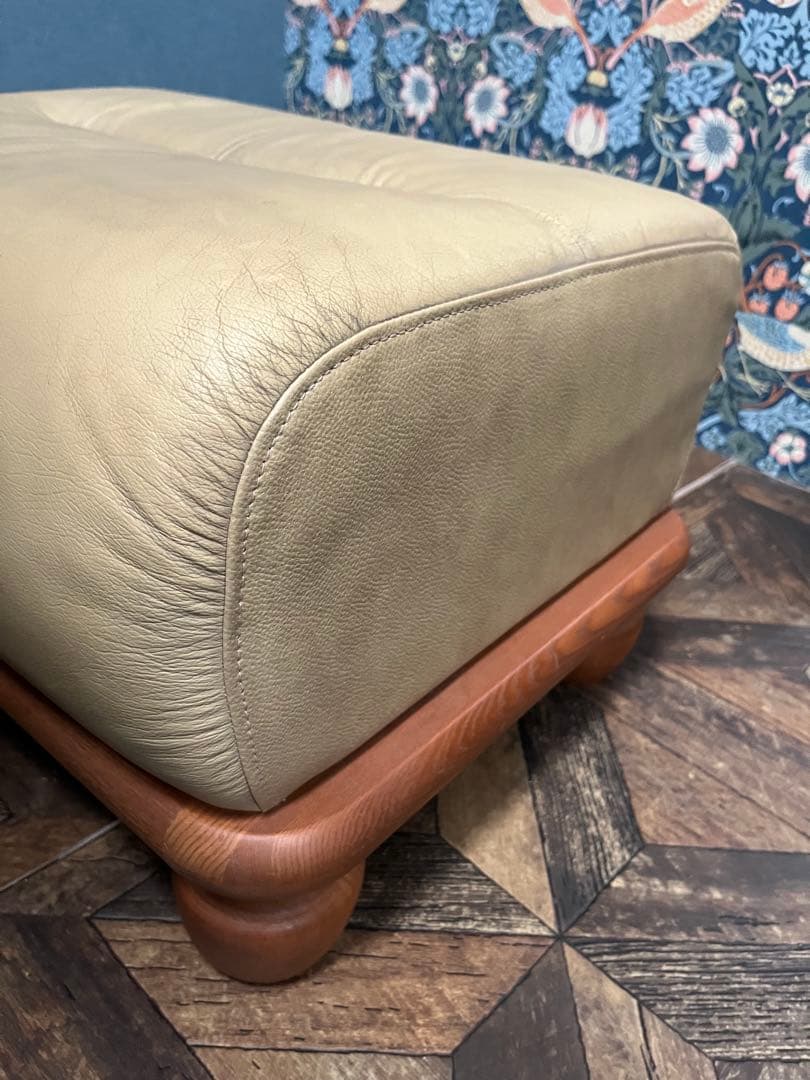 オットマン スツール 椅子 インテリア レザー アンティーク ビンテージ