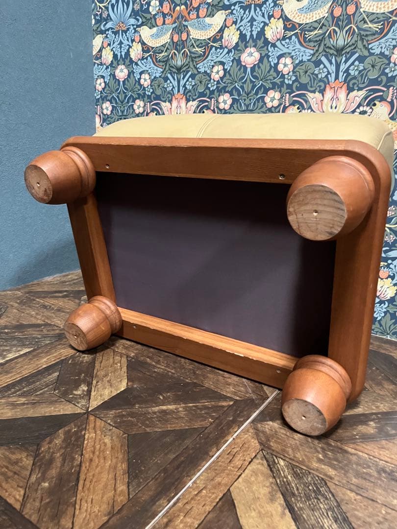 オットマン スツール 椅子 インテリア レザー アンティーク ビンテージ