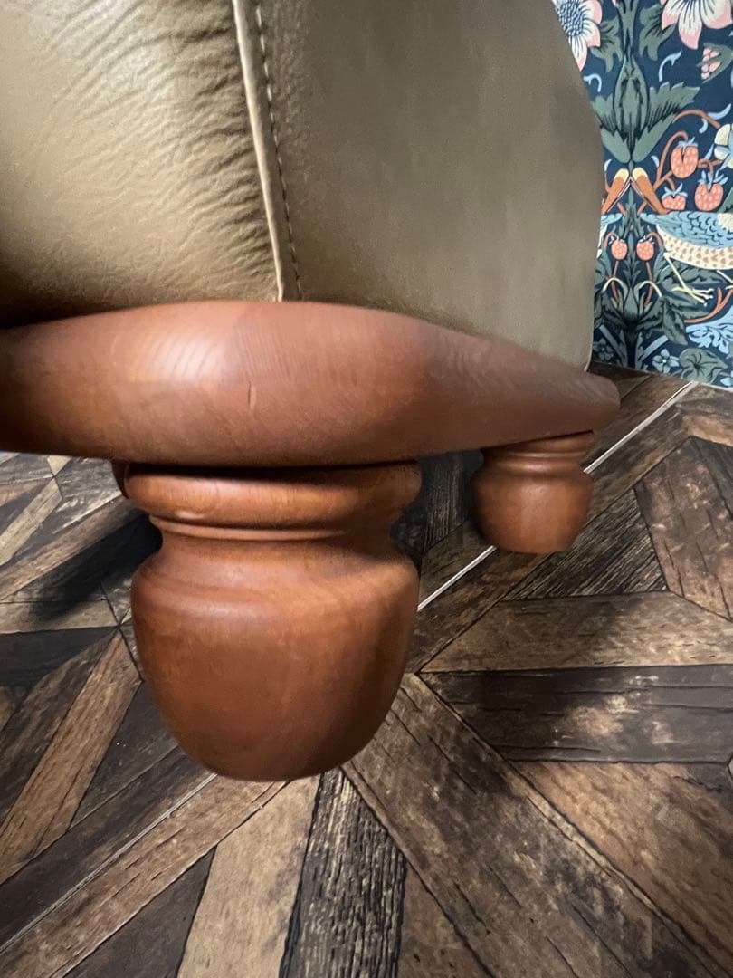 オットマン スツール 椅子 インテリア レザー アンティーク ビンテージ