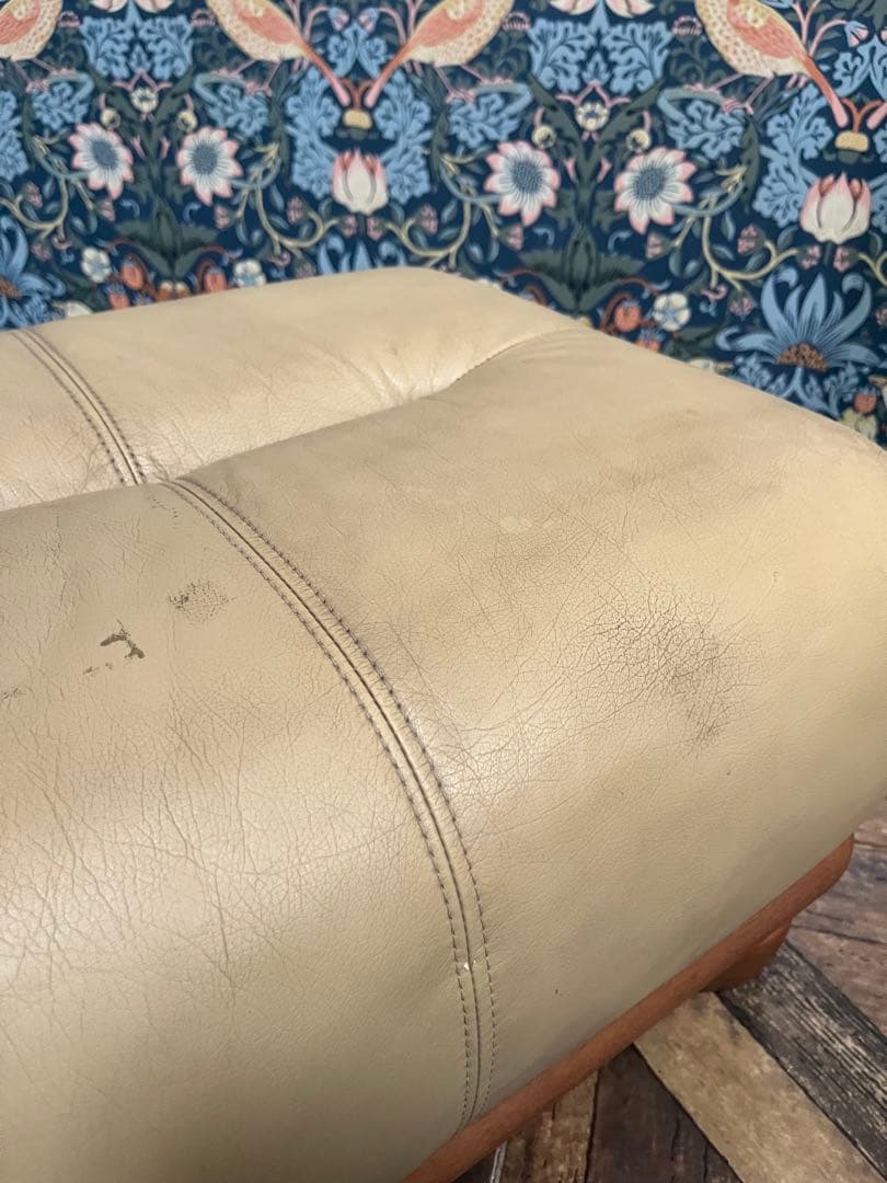 オットマン スツール 椅子 インテリア レザー アンティーク ビンテージ