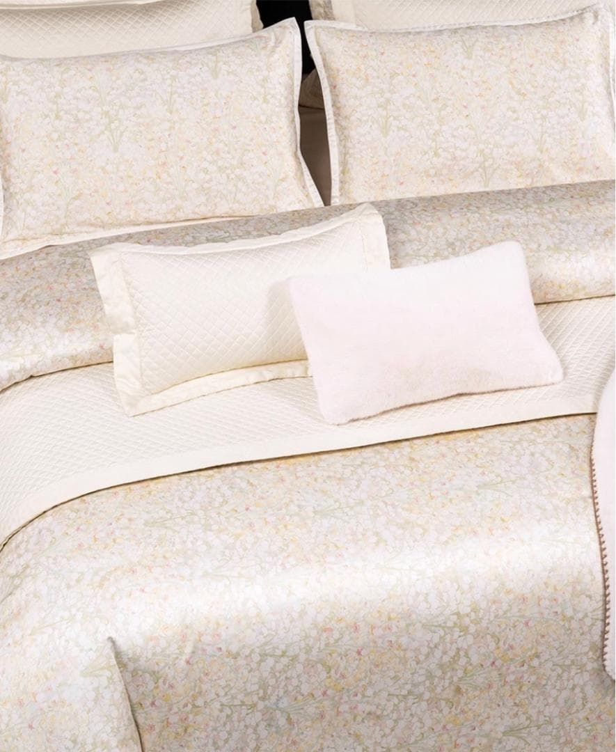 サイズオーダー可 すずらん エジプト超長綿 600TC ベッドシーツ ４点セット