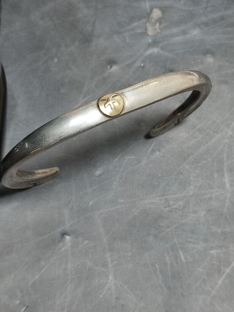 ゴローズgoros金付き顔バングル サイズS