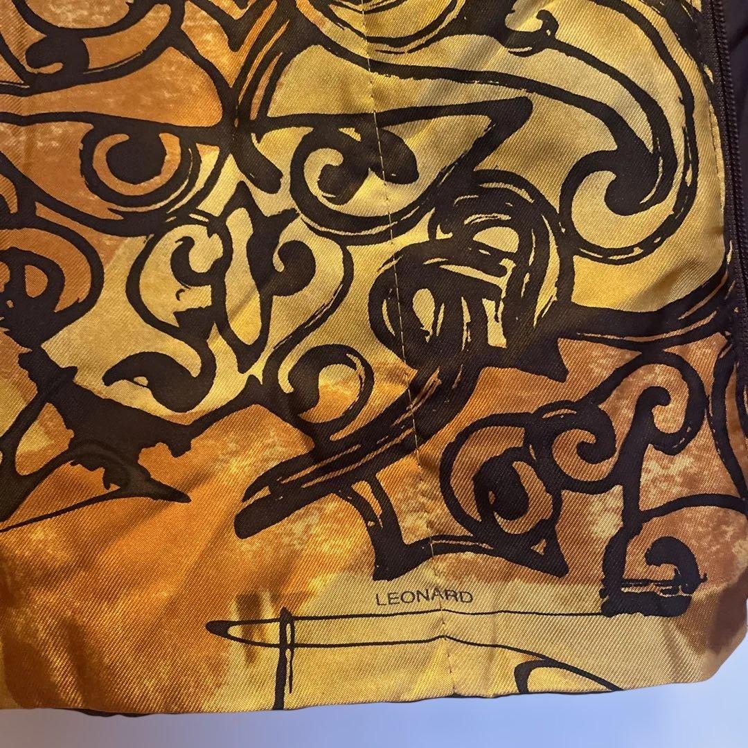 レオナール　LEONARD シルク　中綿入り　ライナー