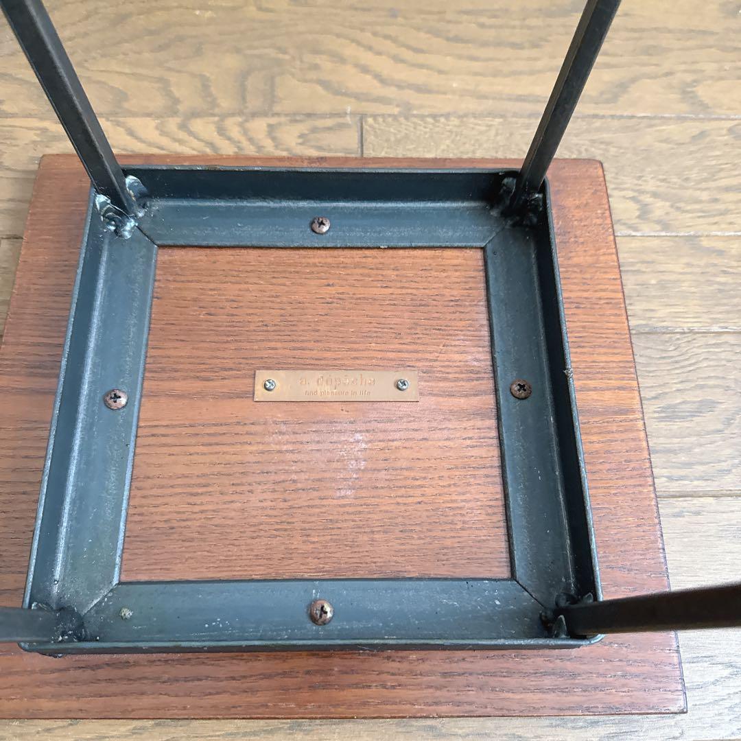 ① アデペシュ a.depeche アイアンハイスツール