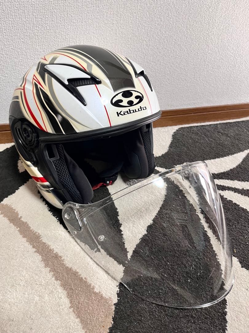 OGK KABUTO EXCEED Lサイズ【シールド難あり】