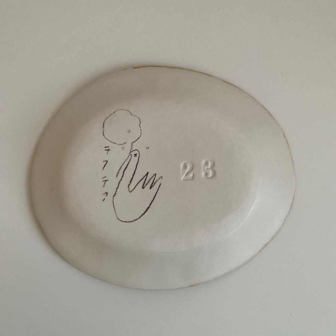 石木文 てふてふ オーバルプレート4枚セット