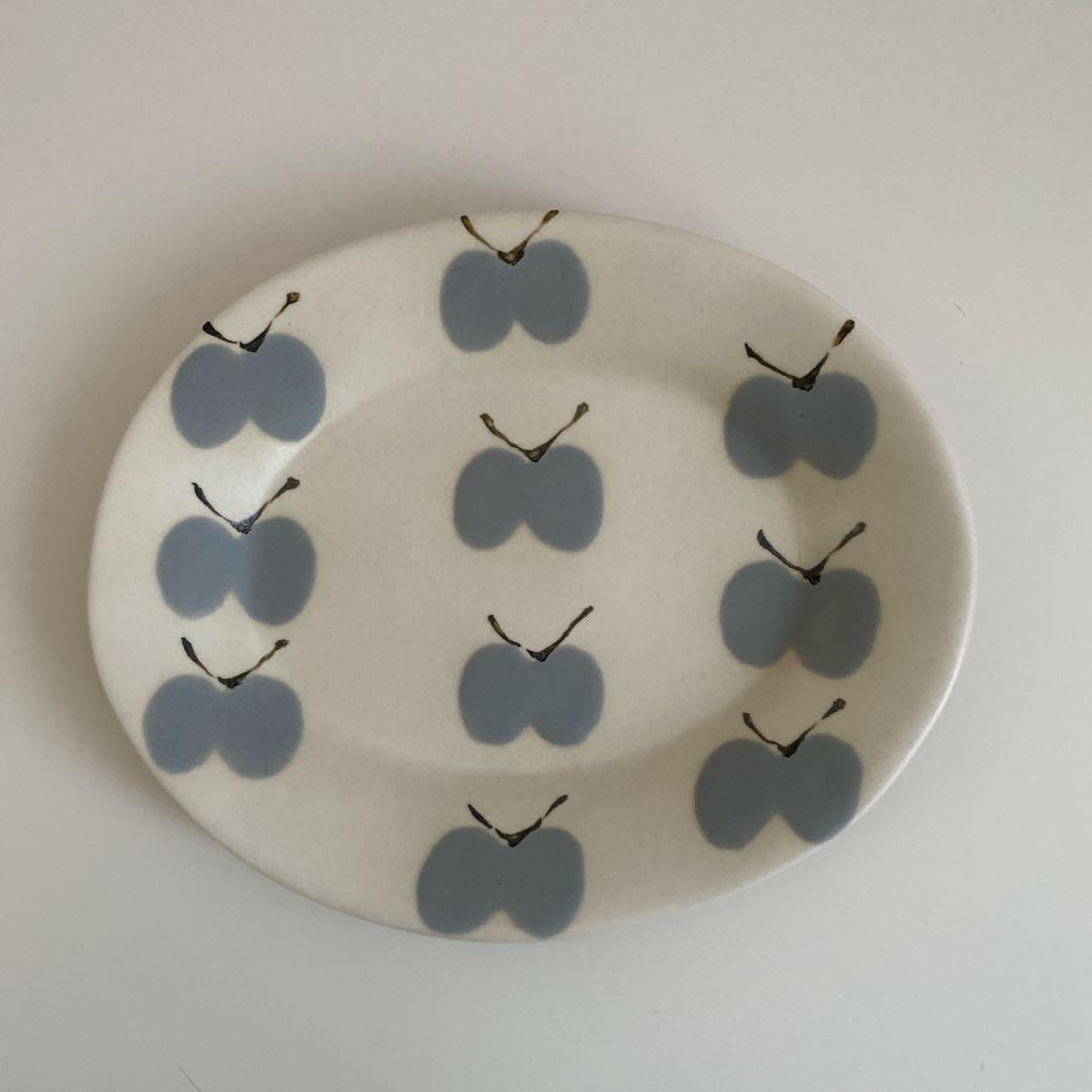 石木文 てふてふ オーバルプレート4枚セット