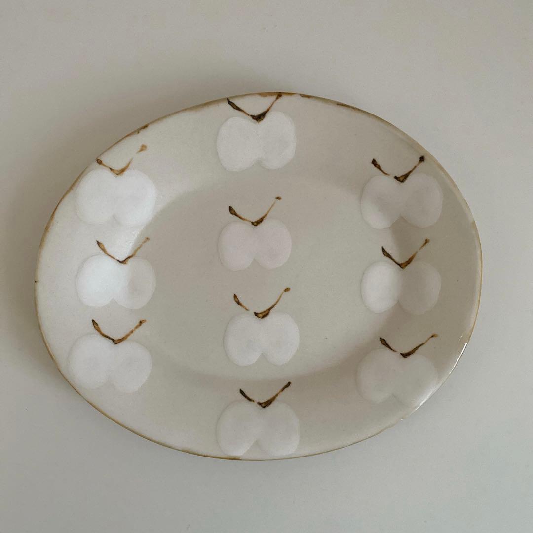 石木文 てふてふ オーバルプレート4枚セット