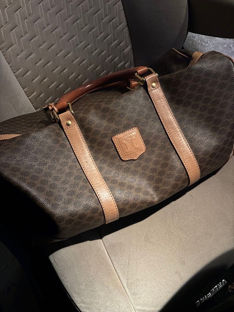 セリーヌ　ブラウン ダッフルバッグ 中型