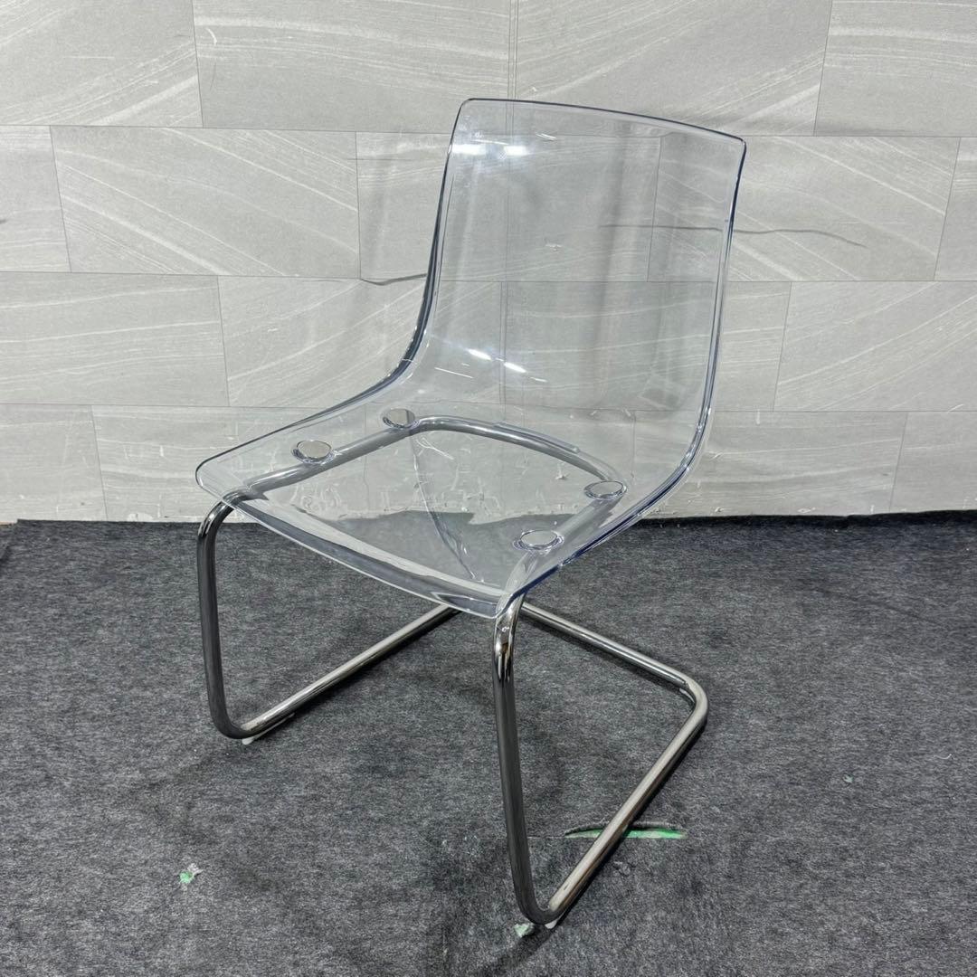 IKEA チェア トービアス 透明 ダイニング クリア TOBIAS d5105
