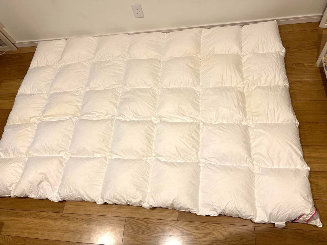 ポーランド厳選グースダウン95% オーストリア製 綿100 1.1k シングル