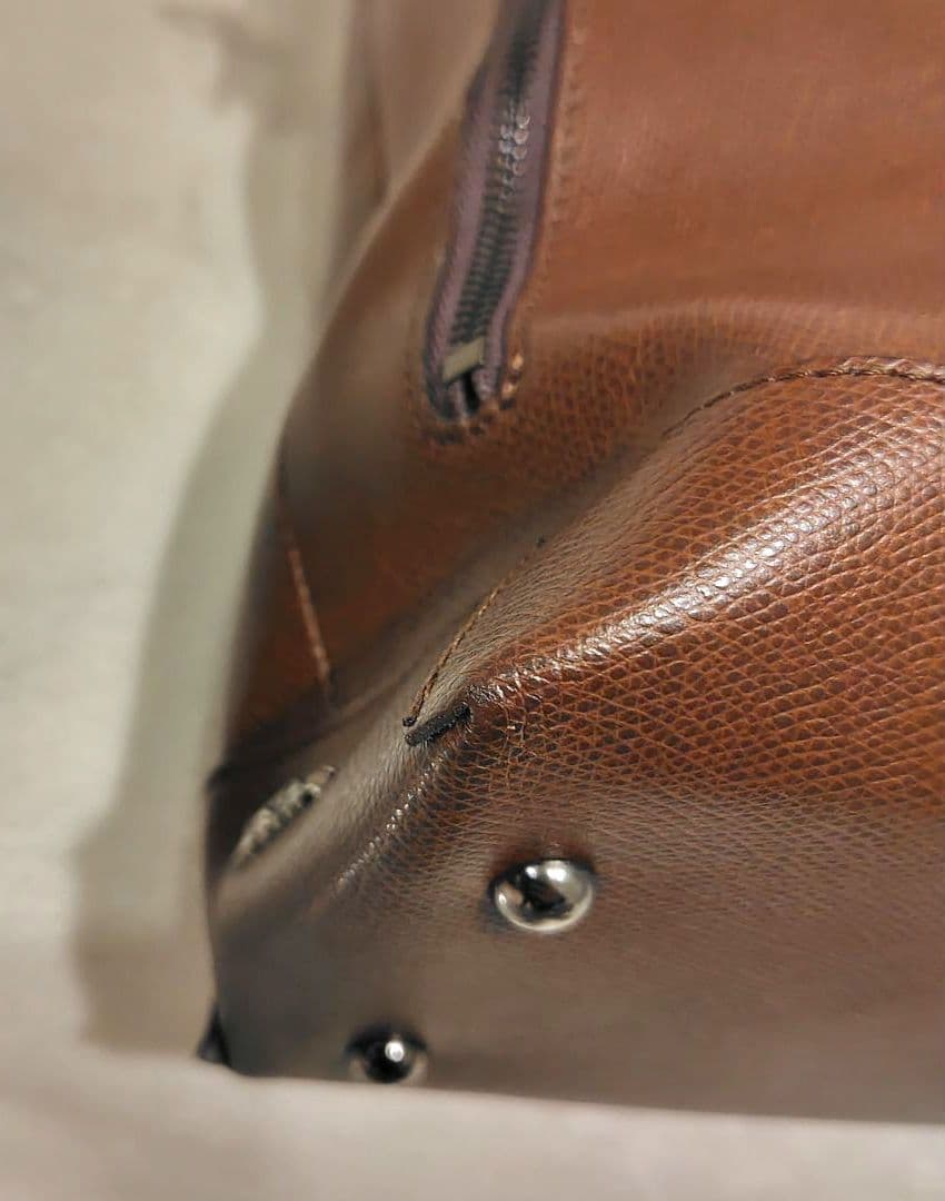 F.CLIO エフクリオ　2wayトートバッグ ビジネスバッグ　ブラウン　レザー