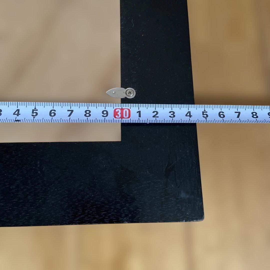 「優佳良織」ミズバショウ（つづれ）北海道　手芸工芸品　風景刺繍小型黒フレーム絵画