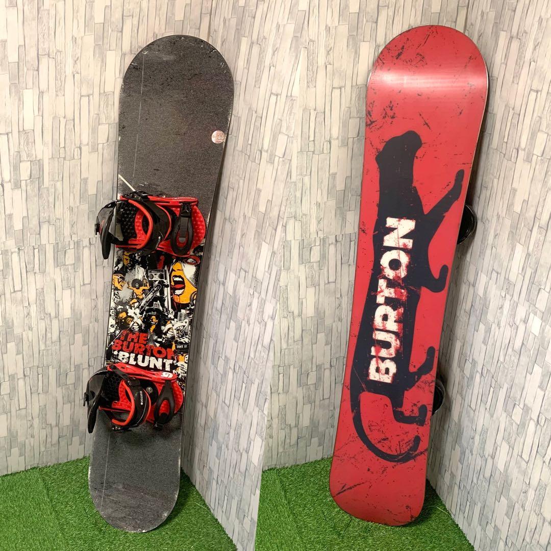 良品 BURTON BLUNT スノーボード ビンディング2点 151cm